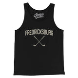 Fredericksburg Golf Men/Unisex Tank Top-Black-Allegiant Goods Co. Vintage Sports Apparel