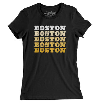 Boston Repeat Women's T-Shirt-Allegiant Goods Co. Vintage Sports Apparel