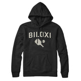 Biloxi Pickleball Hoodie-Black-Allegiant Goods Co. Vintage Sports Apparel