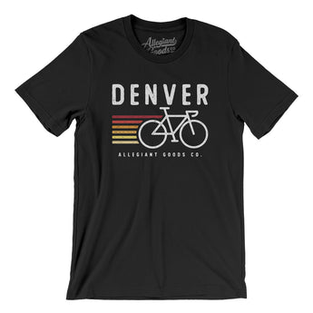 Denver Cycling Men/Unisex T-Shirt-Allegiant Goods Co. Vintage Sports Apparel