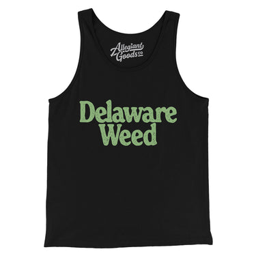 Delaware Weed Men/Unisex Tank Top-Allegiant Goods Co. Vintage Sports Apparel