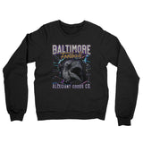 Baltimore Football Throwback Mascot Midweight French Terry Crewneck Sweatshirt-Allegiant Goods Co. Vintage Sports Apparel