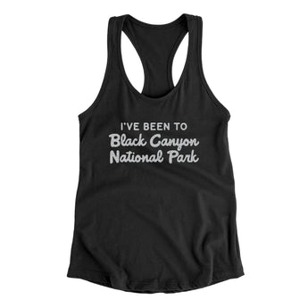 I've Been To Black Canyon National Park Women's Racerback Tank-Allegiant Goods Co. Vintage Sports Apparel