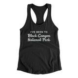 I've Been To Black Canyon National Park Women's Racerback Tank-Allegiant Goods Co. Vintage Sports Apparel
