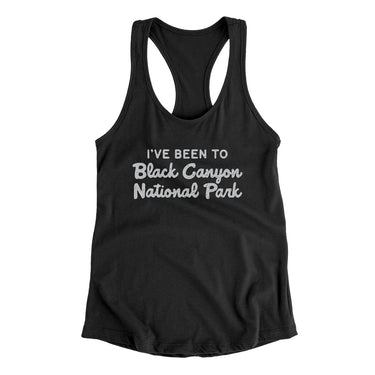 I've Been To Black Canyon National Park Women's Racerback Tank-Allegiant Goods Co. Vintage Sports Apparel