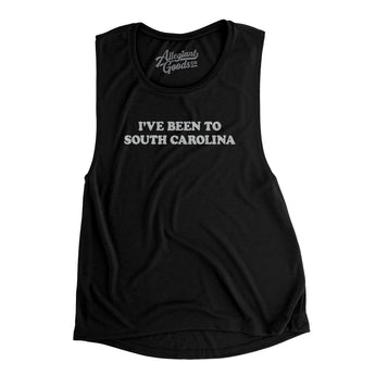 I've Been To South Carolina Women's Flowey Scoopneck Muscle Tank-Allegiant Goods Co. Vintage Sports Apparel