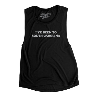 I've Been To South Carolina Women's Flowey Scoopneck Muscle Tank-Allegiant Goods Co. Vintage Sports Apparel