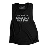 I've Been To Grand Teton National Park Women's Flowey Scoopneck Muscle Tank-Allegiant Goods Co. Vintage Sports Apparel