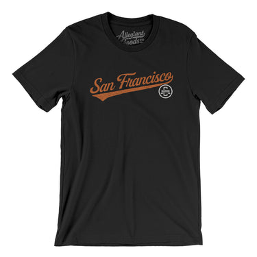 San Francisco Vintage Script Men/Unisex T-Shirt-Allegiant Goods Co. Vintage Sports Apparel