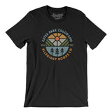 Estes Park Colorado Retro Badge Men/Unisex T-Shirt-Black-Allegiant Goods Co. Vintage Sports Apparel