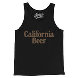 California Beer Men/Unisex Tank Top-Black-Allegiant Goods Co. Vintage Sports Apparel