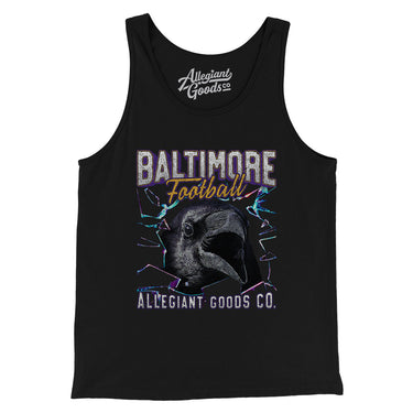 Baltimore Football Throwback Mascot Men/Unisex Tank Top-Allegiant Goods Co. Vintage Sports Apparel