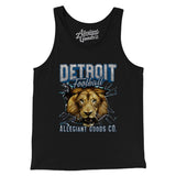 Detroit Football Throwback Mascot Men/Unisex Tank Top-Allegiant Goods Co. Vintage Sports Apparel