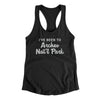 I've Been To Arches National Park Women's Racerback Tank-Black-Allegiant Goods Co. Vintage Sports Apparel