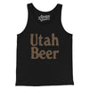 Utah Beer Men/Unisex Tank Top-Black-Allegiant Goods Co. Vintage Sports Apparel