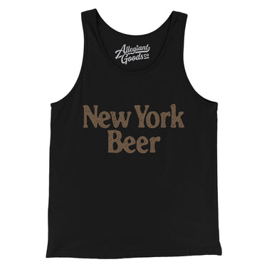 New York Beer Men/Unisex Tank Top-Allegiant Goods Co. Vintage Sports Apparel