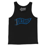 Detroit Pennant Men/Unisex Tank Top-Allegiant Goods Co. Vintage Sports Apparel