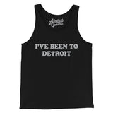 I've Been To Detroit Men/Unisex Tank Top-Allegiant Goods Co. Vintage Sports Apparel