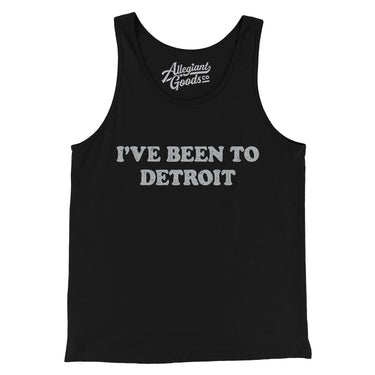 I've Been To Detroit Men/Unisex Tank Top-Allegiant Goods Co. Vintage Sports Apparel