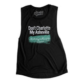 Don't Charlotte My Asheville Women's Flowey Scoopneck Muscle Tank-Allegiant Goods Co. Vintage Sports Apparel