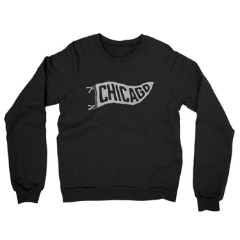 Chicago Pennant Midweight French Terry Crewneck Sweatshirt-Allegiant Goods Co. Vintage Sports Apparel