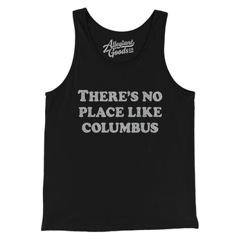 There's No Place Like Columbus Men/Unisex Tank Top-Black-Allegiant Goods Co. Vintage Sports Apparel
