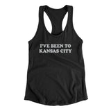 I've Been To Kansas City Women's Racerback Tank-Allegiant Goods Co. Vintage Sports Apparel
