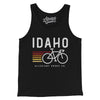 Idaho Cycling Men/Unisex Tank Top-Black-Allegiant Goods Co. Vintage Sports Apparel