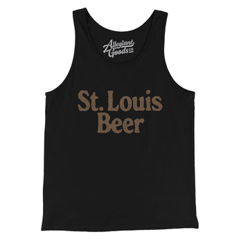 St. Louis Beer Men/Unisex Tank Top-Allegiant Goods Co. Vintage Sports Apparel