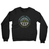 Driggs Idaho Retro Badge Midweight French Terry Crewneck Sweatshirt-Allegiant Goods Co. Vintage Sports Apparel