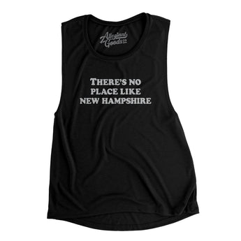 There's No Place Like New Hampshire Women's Flowey Scoopneck Muscle Tank-Allegiant Goods Co. Vintage Sports Apparel