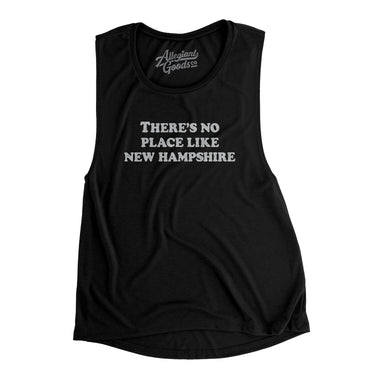 There's No Place Like New Hampshire Women's Flowey Scoopneck Muscle Tank-Allegiant Goods Co. Vintage Sports Apparel