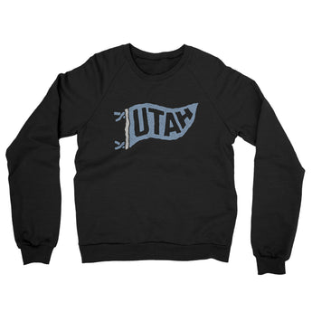 Utah Pennant Midweight French Terry Crewneck Sweatshirt-Allegiant Goods Co. Vintage Sports Apparel