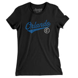 Orlando Vintage Script Women's T-Shirt-Allegiant Goods Co. Vintage Sports Apparel