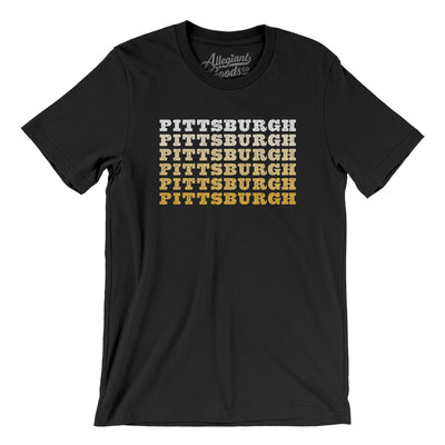 Pittsburgh Repeat Men/Unisex T-Shirt-Black-Allegiant Goods Co. Vintage Sports Apparel