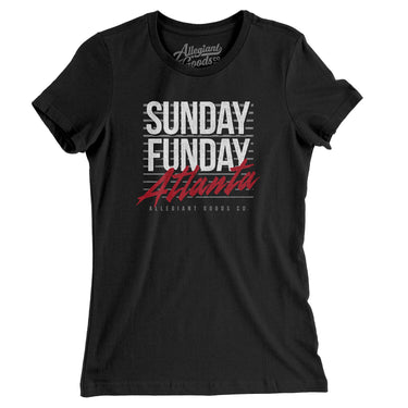 Sunday Funday Atlanta Women's T-Shirt-Allegiant Goods Co. Vintage Sports Apparel