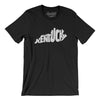 Kentucky State Shape Text Men/Unisex T-Shirt-Black-Allegiant Goods Co. Vintage Sports Apparel