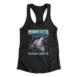Minnesota Basketball Throwback Mascot Women's Racerback Tank-Allegiant Goods Co. Vintage Sports Apparel
