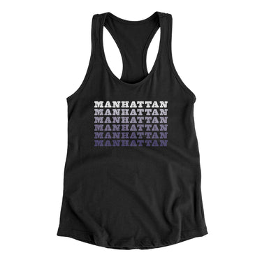 Manhattan Repeat Women's Racerback Tank-Allegiant Goods Co. Vintage Sports Apparel