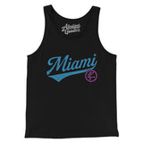Miami Vintage Script Men/Unisex Tank Top-Allegiant Goods Co. Vintage Sports Apparel