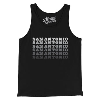 San Antonio Repeat Men/Unisex Tank Top-Allegiant Goods Co. Vintage Sports Apparel