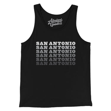 San Antonio Repeat Men/Unisex Tank Top-Allegiant Goods Co. Vintage Sports Apparel