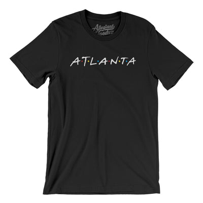 Atlanta Friends Men/Unisex T-Shirt-Black-Allegiant Goods Co. Vintage Sports Apparel