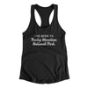 I've Been To Rocky Mountain National Park Women's Racerback Tank-Black-Allegiant Goods Co. Vintage Sports Apparel