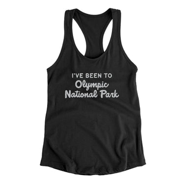 I've Been To Olympic National Park Women's Racerback Tank-Allegiant Goods Co. Vintage Sports Apparel