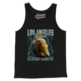Los Angeles Football Throwback Mascot - Horse Men/Unisex Tank Top-Allegiant Goods Co. Vintage Sports Apparel