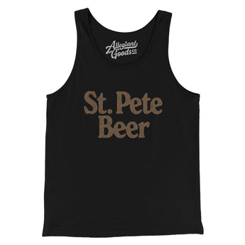 St. Pete Beer Men/Unisex Tank Top-Allegiant Goods Co. Vintage Sports Apparel