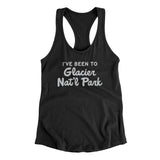 I've Been To Glacier National Park Women's Racerback Tank-Allegiant Goods Co. Vintage Sports Apparel