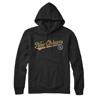 New Orleans Vintage Script Hoodie-Allegiant Goods Co. Vintage Sports Apparel
