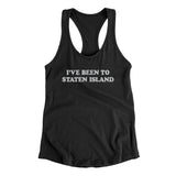 I've Been To Staten Island Women's Racerback Tank-Allegiant Goods Co. Vintage Sports Apparel